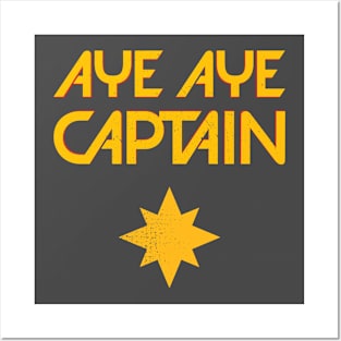 Aye Aye Captain Posters and Art